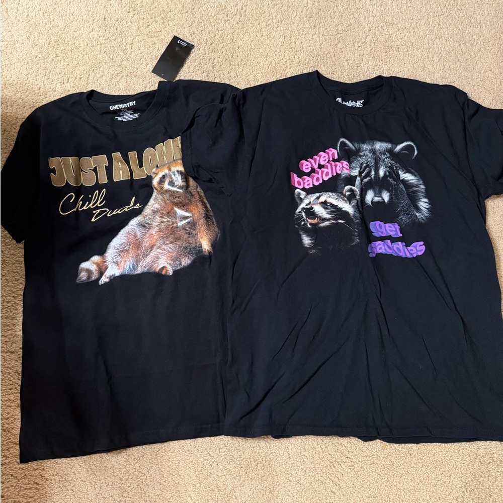 Bundle of raccoon T-Shirts